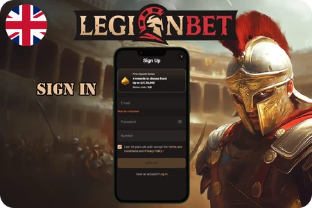 Legionbet sign in with email and password