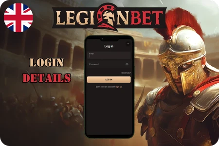Legionbet login details to prepare before signing In