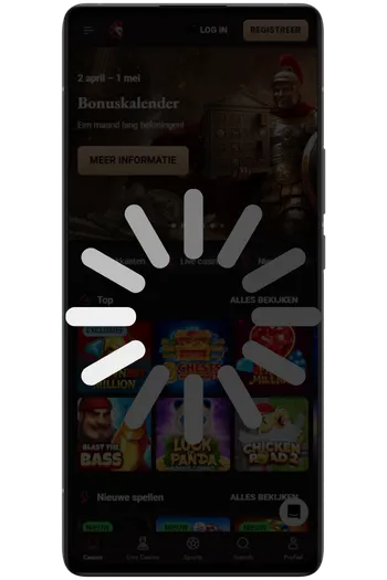 APK wordt geïnstalleerd op het scherm van een Android-apparaat